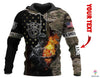 Skull Gift Gift For Army Multitype All Force Skull Fire Personalized Unisex Hoodie HG