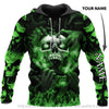 Skull Gift Eyes Screaming Personalized 3D Skull Hoodie Skull Clothing