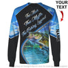 Gift For Dad The Man The Myth The Fishing Legend Fishing Dad Multi Types Personalized Pullover Zipup Fleece Hoodie Long Sleeve Shirt Unisex FL Size