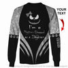 Im A Nightmare Dressed As A Daydream Silver Multi Types Personalized Pullover Zipup Fleece Hoodie Long Sleeve Unisex Size I m Like Nightmare Hoodie