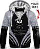 Im A Nightmare Dressed As A Daydream Silver Multi Types Personalized Pullover Zipup Fleece Hoodie Long Sleeve Unisex Size I m Like Nightmare Hoodie