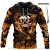 Skull Gift Eyes Screaming Personalized 3D Skull Hoodie Skull Clothing