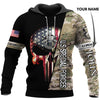 Skull Gift Gift For Army Personalized Armed Force Skull Unisex Size Hoodie Military Hoodie Winter Soldier Hoodie Military