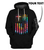 Personalized Tie Dye Flag Healthcare Workers US Unisex Size Pullover and Zipup Hoodies community health worker patient care assistants cna hoodie
