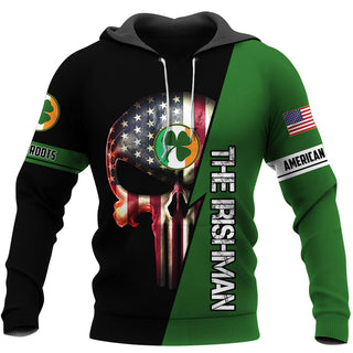 Skull Gift Irish Shop Irishman Hoodie Irish Sweatshirt Irish Green Hoodie Irishman Irish Skull US Unisex Size Hoodies & Longsleeve