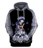 Skull Gift Fight Like A Warrior™ Multi-color Sugar Skull Girl Cancer Awareness Hoodie