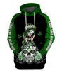 Skull Gift Fight Like A Warrior™ Multi-color Sugar Skull Girl Cancer Awareness Hoodie