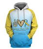 Peace Hope Down Syndrome Awareness Long Sleeves Kids Hoodies