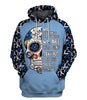 Skull Gift Multi-color Skull Hoodie We Don't Know How Strong We Are Until Being Strong Is The Only Choice We Have Sugar Skull Cancer Awareness Hoodie