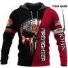 Skull Gift Personalized Firefighter Gifts US Firefighter Skull Rescue Fire Department US Fireman Unisex Size Hoodie Fireman