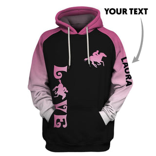 Gift For Horse Lover Gift For Mom Horse Riding Mom Personalized US Unisex Size Hoodie
