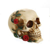 Floral Resin Craft Skull For Decoration - designfullprint