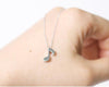 Jewelry Chocker Delicate Musical Note Pendant Necklace for Music Lovers - designfullprint