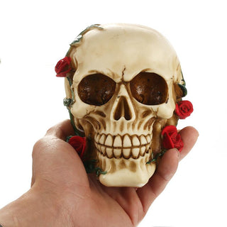 Floral Resin Craft Skull For Decoration - designfullprint