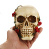 Floral Resin Craft Skull For Decoration - designfullprint