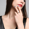 Fashion Female Inlaid Skull Rose Ring - designfullprint