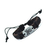 Skull Bone Leather Cuff Braided Wrap Bracelet