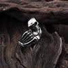 Palm Skeleton Skull Bikers Ring