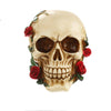 Floral Resin Craft Skull For Decoration - designfullprint