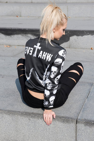 Whatever Skull 3D Printed Basic Jacket - designfullprint
