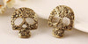 Vintage Retro Skull Stud Earrings For Women - designfullprint