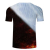 Black & White Lovers Wolf 3D Print Men Women T-shirt , Summer Short Sleeve O-neck Tops &Tee - designfullprint