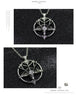 Fashion Steampunk Inverted Pentagram Pan God Skull Goat Head Pendant Necklaces - designfullprint