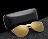 Unisex Skull Sunglasses Silver Frame - designfullprint