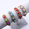 Skull Copper Beaded Stone Bracelets