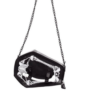 Skull Vampire Coffin Handbag - designfullprint