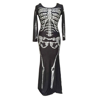 Black Skull Dress - designfullprint