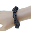 Punk Skull Beaded Charm Bracelet