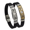 Silicone Stainless Steel Pirate Skull Bracelets
