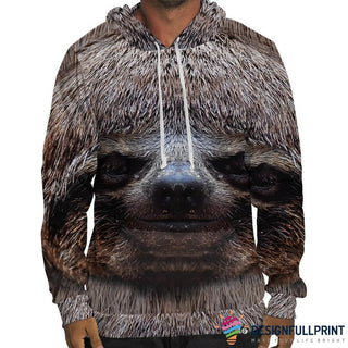 Cute Sloth Face US Unisex Size Hoodie LN
