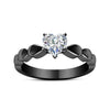 Heart Super Shiny Zircon Rings