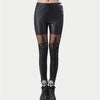 Faux Leather Gothic Women's Leggings