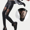 Faux Leather Gothic Women's Leggings