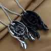 Skeleton Skull Wings Necklace - designfullprint