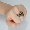 Gothic Fist Finger Stainless Steel Unique Skull Rings