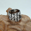 Gothic Fist Finger Stainless Steel Unique Skull Rings