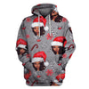Black Pride Gray Christmas Black Girl Hoodie