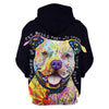 Pitbull 3D HOODIE 01 - designfullprint
