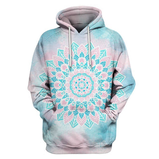 Mandala Yoga Art Hoodie 07