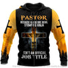 Pastor Ninja Hoodie Personalized Pastor Because Hardcore Devil Stomping Ninja Is Not An Official Job Title Lion Pullover Zip Up Hoodie Sweatshirt US Unisex Size HG