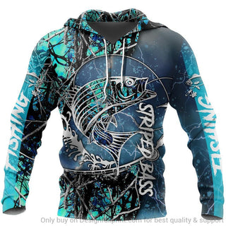 Fishing Gifts Fishing Striped Bass Hoodie LN