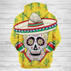 Cinco de Mayo Mexican 3D SKull Hoodie/ Long-Sleeve/ T-Shirt/ Tank/ Monokini 001