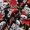 Skull Flower Printing Skirts - designfullprint