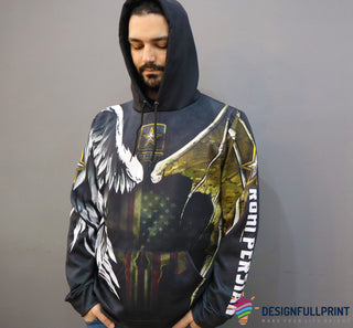 Gift For Army Army Angel And Devil Personalized Unisex Hoodie HG
