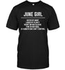 June Girl Hated By Many Love By Plenty June Birthday  T-shirt - designfullprint