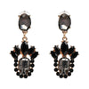 Crystal Fashion Statement skull Long Earrings